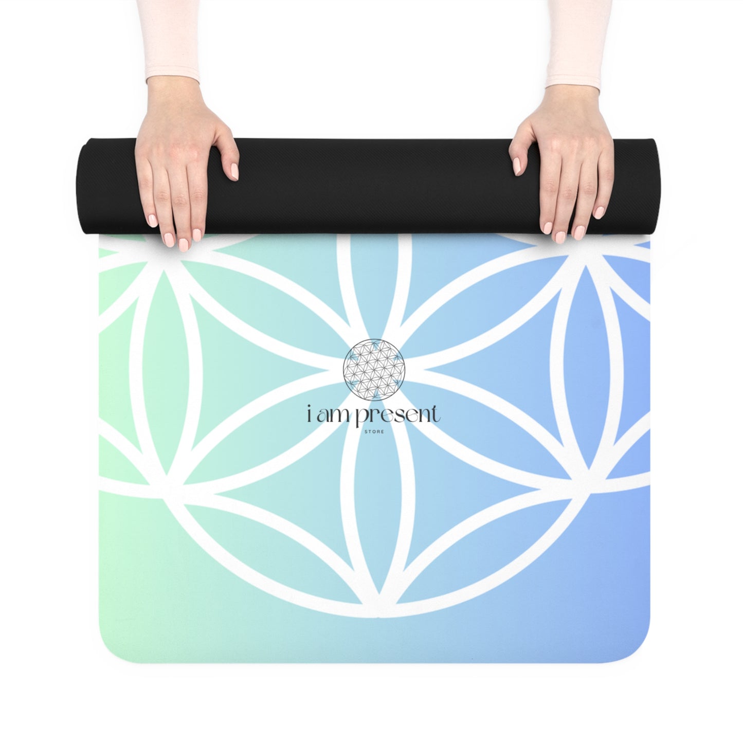 Soulmat an Eco-Friendly Rubber Yoga Mat - Turquoise/Blue