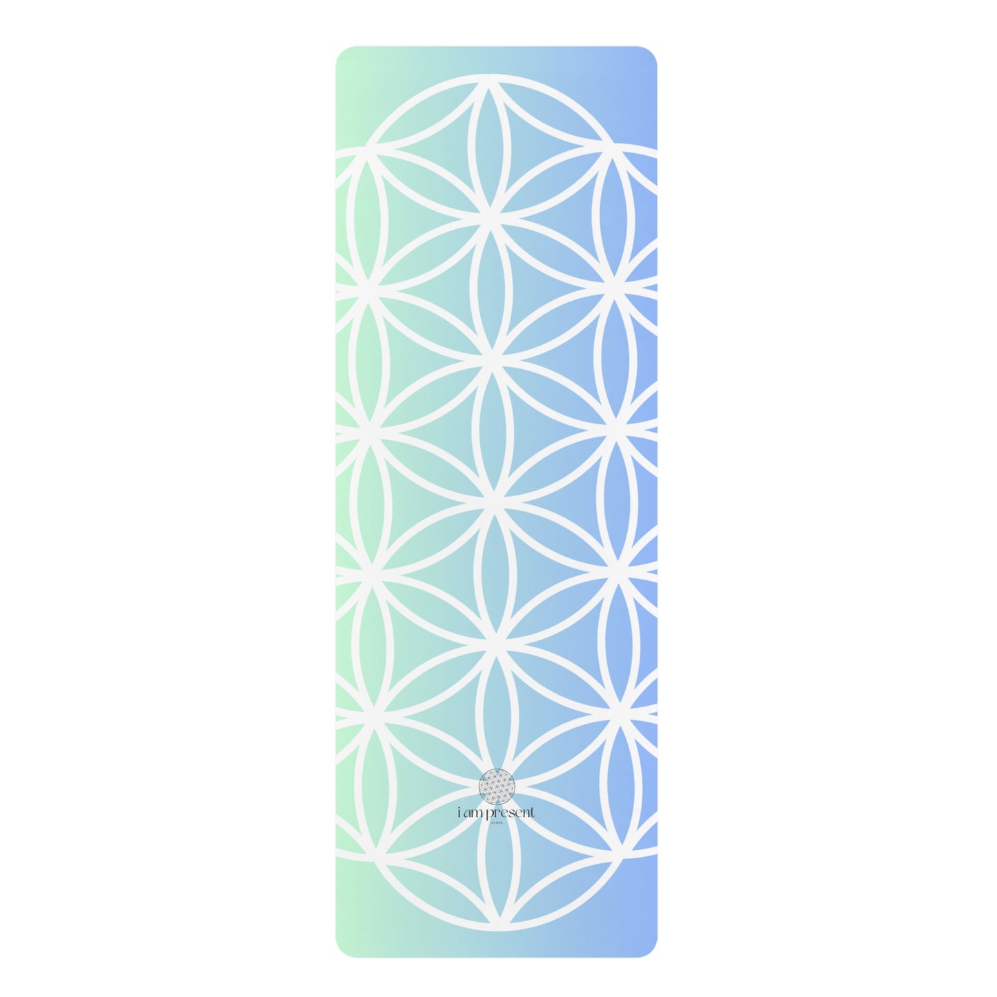 Soulmat an Eco-Friendly Rubber Yoga Mat - Turquoise/Blue
